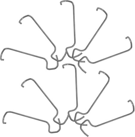 VILLCASE 10Pièces Écarteurs De Branches Arbres Fruitiers Inoxydable Réglables Lot pour Poiriers Pêchers Et Cerisiers