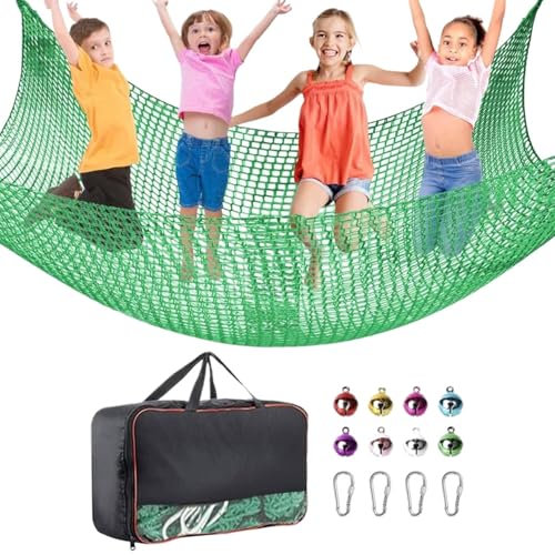 Rete Da Arrampicata Per Bambini | Doppio Strato Sicurezza Parco Giochi,0.9x3 Metri Per Esterni Balcone Scuola Giardino Terrazzo Parco Casa Sull'Albero E Cortile