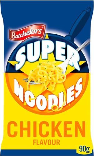 Batchelors Super Noodles, Chicken Flavour, 90g, Black (Pack of 1)