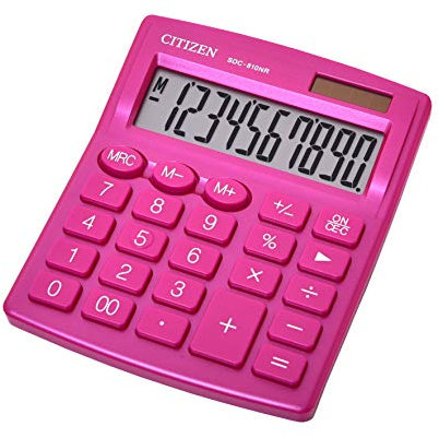 Citizen Tischrechner SDC-810NRPKE, SDC810NRWHE, Rosa