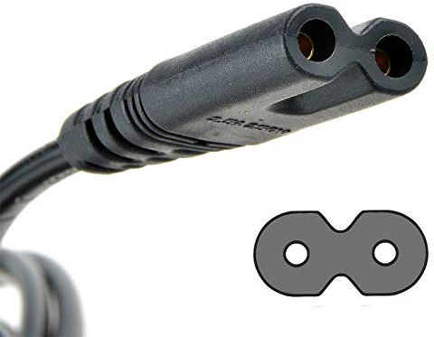 Digipartspower AC in Power Cord Cable Socket Plug Lead for MAGNAVOX D8300 Vintage Stereo Radio Dual Deck Cassette Recorder Boombox Boom Box