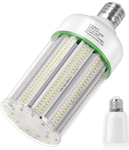 GTAREN 100W LED Corn Cob Light Bulb,Replace for 400 Watt Metal Halide HPS CFL HID lamp,5000K E39 Mogul Base,for Commercial and Industrial Lighting Bay Light Fixture Warehouse Workshop Gyms