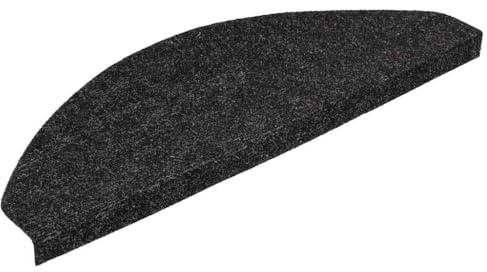 vidaXL Stufenmatten 15 STK., Treppenmatten für Treppenstufen, Treppenteppich Selbstklebend, Treppenstufenmatte Treppenschutz, 65x22,5x3,5cm Anthrazit