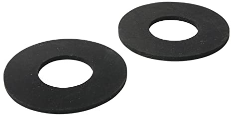 Sanitop-Wingenroth 251341 - Set di 2 guarnizioni a campana in gomma per Geberit Abustar, 63 x 32 x 3 mm, in gomma, nero, 251341
