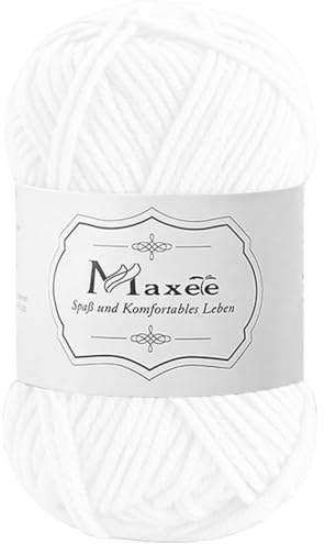 Maxee enfärgad handstickgarn stickgarn stickvirknålar mjuka ullvirksnålar handgjorda nålar för nybörjare förpackning