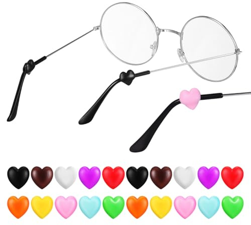 Healvian Crochets D'Oreille Antidérapants Pour Lunettes En Silicone 20 Pièces Maintien Sécurisé Pour Verres Et Lunettes De Soleil Confortables Et Polyvalents Pour Usage Quotidien
