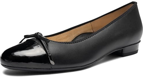ARA Women's BARI Closed Toe Ballet Flats, Black Schwarz 79, 6.5 UK