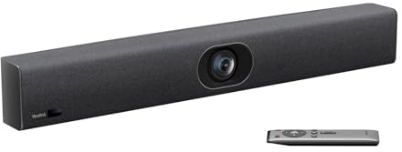 Yealink UVC40 E2 4K 30FPS USB Video Conference Camera, Teams Zoom Certified,120° Wide Angle Webcam with 8 Microphones and Speakers, Audio and Video Conferencing System for Small and Huddle Rooms USB-A