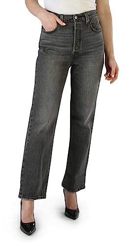 Levi's Ribcage Straight Ankle Vaqueros, Well Worn, 27W / 27L para Mujer