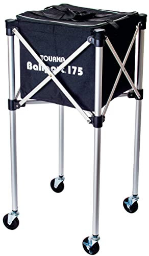 Tourna Bp-175 Tennisballkorb, Schwarz