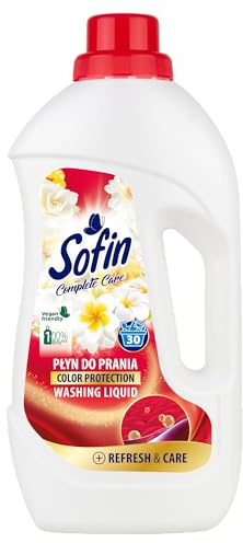 SOFIN Complete Care - Color Protection - Washinh Liquid - Concentrated Waschmittel für Farbe/Color/Kolor flüssig 30 Waschgänge 1500 ml