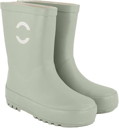 Mikk-line Gummistiefel Kinder 37 | Desert Sage Regenstiefel Kinder | Leichte Gummistiefel | Wasserdichte Gummistiefel | Regenschuhe & Kinderstiefel