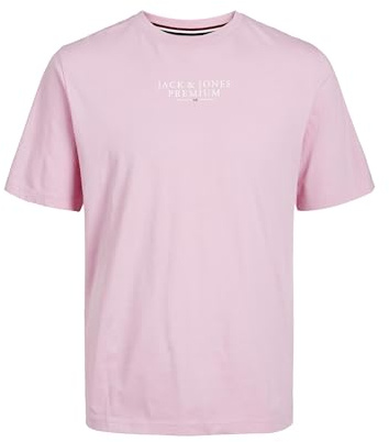 Jack & Jones T-Shirt avec Logo pour Homme, Rose Tendre, XS
