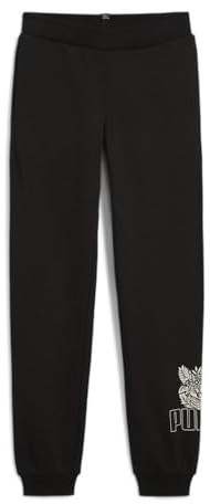 PUMA Jogging Negro Chica Ess Tropicat, Negro , 12 años