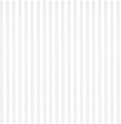 BENECREAT 50pcs 28.8cm Self-Adhesive Glue Strips, 6mm Wide Hot Melt Resin Strips, Thermal Glue Strips for Book Binding Repair Hot Melt Binding Machine, 1.5mm Thick