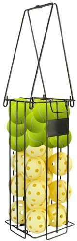 Knowlife Cesto Per Raccolta Palle Da Tennis,Accessori Per Tennis | Raccoltore Ergonomico con Capacità, Leggero e Portatile per Pratica, da Pallavolo, Softball e Baseball