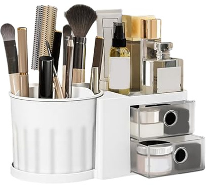 Organizador De Cosméticos Soporte grande de cremas, labiales y brochas