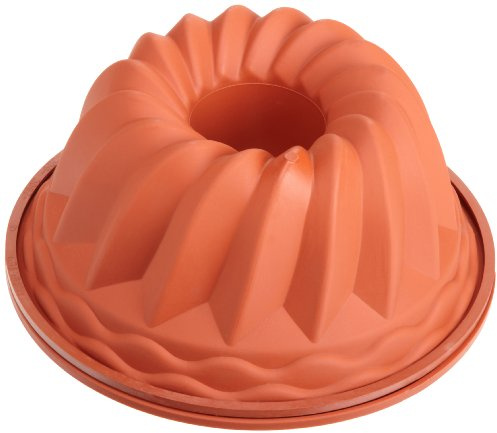 Silikomart | SFT250 Silikon-Kuchenform GUGELHUPF, Antihaft, 1er Pack Kuchenform mit Safe Ring, Ø 220 h 110 mm, Volumen 2,2 l, Made in Italy