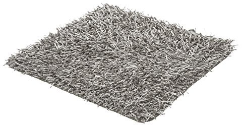 Kleine Wolke Badteppich Riva, Silbergrau, 60 x 60 cm