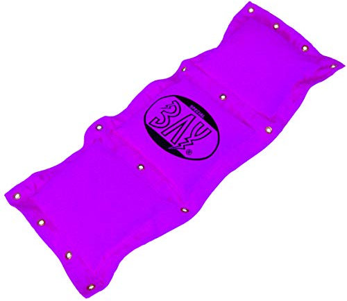 BAY® 3-Kammern Wand-Schlagpolster, pink - rosa, Schlagkissen, Sandsack, Boxsack, 115 cm, Wandsandsack, Makiwara, Wandschlagpolster, Wandschlagkissen, Wandmakiwara