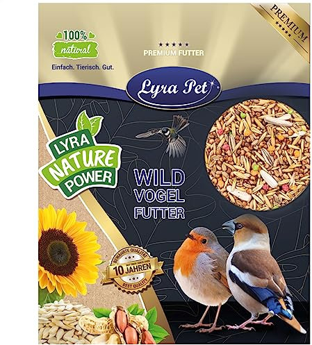 Lyra Pet® | 20 kg Streufutter | Wildvogelfutter Ganzjährig | Mischfutter aus Getreide & Samen | Ideal für Vogelhäuser & Futterspender | Abwechslungsreiches & fetthaltiges Vogelfutter für Wildvögel