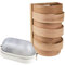 Sauna Beleuchtung Set Lampenschirm Sawo 917-VD aus Zeder mit E27 IP54 Saunalampe und 5m Silikonkabel SiHF