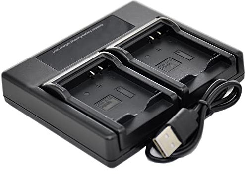 BTBAI Batería compatible sb-l320 para videocámara Samsung sbl320 sb-l160 sb-l480 sb-l110a (1 cargador USB dual)