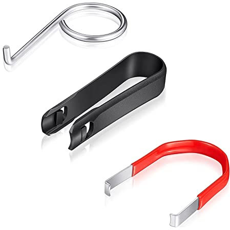 Outil Demontage pour Couvre-écrous, É crou de Roue Décapant du Couvercle du Capuchon de Boulon de Roue, Extracteur de Pincettes pour Couvre écrous, Voiture Couvre l'outil d'extraction, 3 Pièces