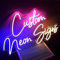 Segorts Personalisierte LED-Neonschild für Geburtstag Party Geschenke, Bar, Schlafzimmer, Party, Hochzeit, Heimdekoration, Firmenlogo - Acryl, Rechteckig, Wandmontage, Feierlich