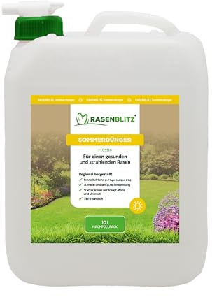 BodenLiebe RASENBLITZ Sommerdünger Nachfüllpack 10 L Rasendünger