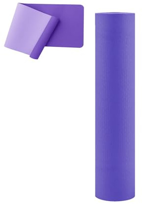Esterilla Yoga Antideslizante 6mm Gruesa, Esterilla Fitness y Alfombra Gym,Esterilla Pilates para Hombre y Mujer, Kit Pilates en Casa, Esterilla Yoga para Principiantes y Viaje, Material TPE Ecológico