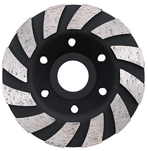 Flintronic - Disco de diamante, diamante para moler hormigón, 100 x 22,2 mm, muela de diamante universal para lijar hormigón, piedra, granito solado, albañilería, uso universal