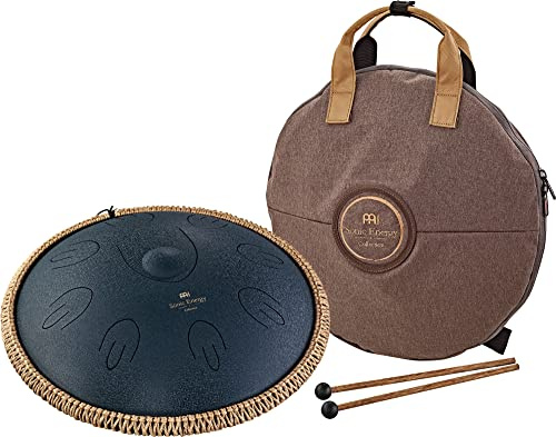 Sonic Energy 16 Zoll Zungentrommel – D Amara, 440 Hz – Für Meditation, Yoga, Percussion – Inkl. Schlägel & Tasche – Marineblau (OSTD2NB)