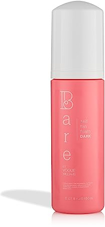 Bare by Vogue - Dark Tan Self-Tanning Foam - Suitable for All Skin Types - Self Tanner for Face & Body - Long-Lasting Fake Tan - 150ML