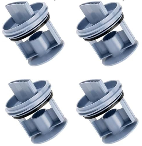 Alrens Lot de 4 filtres à peluches de rechange pour machine à laver Bosch série 8, filtre de rechange pour 647920 605010 Bosch & Siemens, accessoires de machine à laver