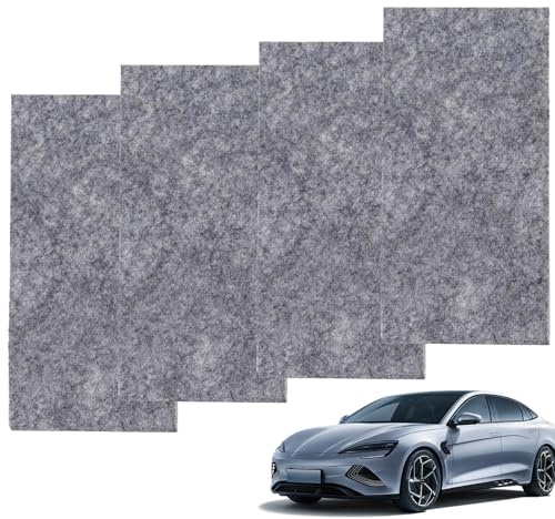HUAREW Nano Sparkle Panno 4 Pezzi, Magic per Riparazione e Rimozione Graffi Auto, Vernice