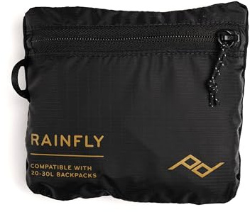 Peak Design Outdoor Rain Fly for Backpack, Fits 25-30L Bags, Waterproof Cover for Hiking or Travel, Terra Shell Ripstop Nylon, Stuff Sack Included, Backpack Rain Cover