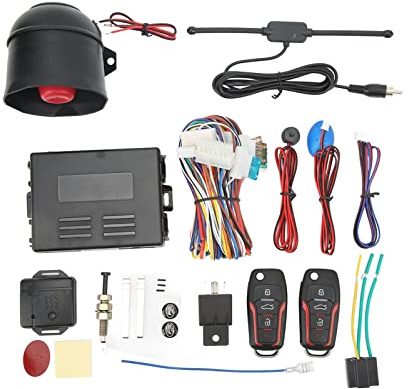 Zohisin anti theft car alarm car keyless entry system kit 23 0×16 0×9 car anti theft alarm system remotely start stop 12v keyless entry system for vehicles car alarm system car