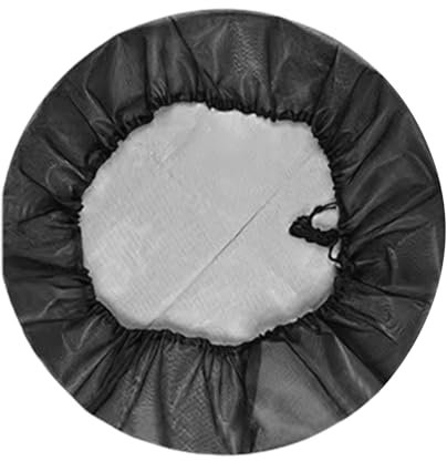 Mesh Cover for Rain Barrel - Adjustable Water Butt Net | Durablee Rain Water Barrel Cover | Protective Screen with Fine Mesh Design | Debris Blocker Ideal for Rain Buckets and Collection Barrels