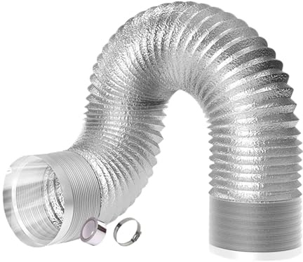 Flexibel ventilationsslang av aluminium, Reservdelar till ventilationsluftslangar Reservdelar till luftkonditioneringsslangar(3m,150mm)