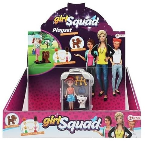 Toi-Toys Jeu de poupées avec accessoires dans une valise à roulettes - Jouet de poupée