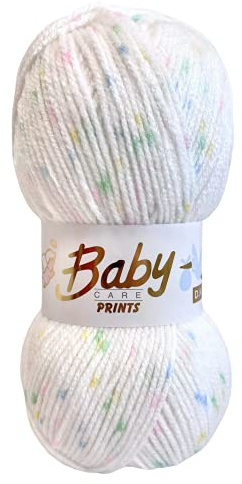 Baby Care Prints Woolcraft DK Double Knitting Wool/Yarn 100g Balls (Dolly Mixture)