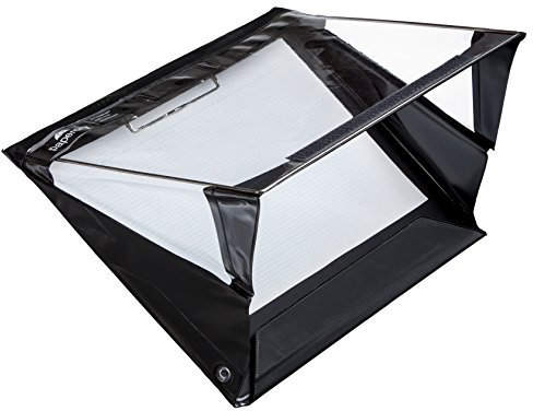 Wasserdichtes Klemmbrett A4 Querformat von Paperdry, Schwarz, Hochwertiger PVC-Kunststoff mit Kälteschutz, Wetterfeste Abgedeckte Klemmplatte mit Stauraum, A4 Wetterfeste Dokumentenhalter