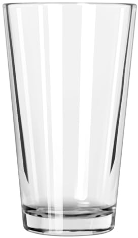 Libbey 1637HT (Heat Treated) Restaurant Basics Mixing Glass, 20 oz., L, Clear (Pack of 24)