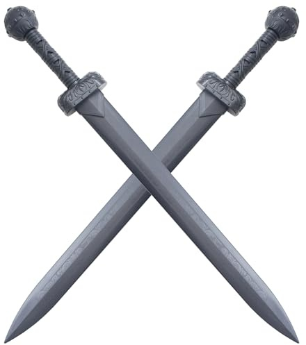 Lot 2 Glaives de Combat Romain Polypropylene Epee Sabre Entrainement