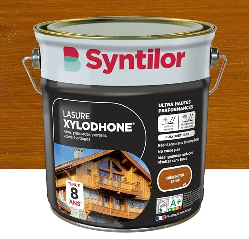 Syntilor - Lasure Xylodhone® Ultra Hautes Performances 8 Ans Chêne Moyen Satiné 2,5L
