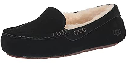 UGG Women's Ansley Slipper, Black, 07