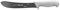 Starrett Coltello da Bistecca Macellaio Acciaio Inox Dello Chef, Profilo Curvo Stretto, 8 Pollici (200 mm), Manico Bianco (BKW606-8)