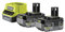 Kit d'alimentation Ryobi RC18120-240X avec chargeur et 2 batteries de 4,0 Ah ONE+ 18 V