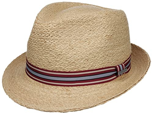 Stetson Terlaco Sombrero Trilby Paja Proteccion UV 40 Unisex Primavera Verano